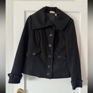 NWOT DKNY Jeans Wool Coat Sz L